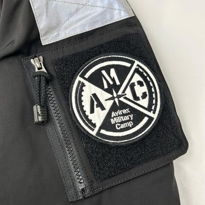 AVIREX AMC MA-1 MOD Flight Bomber Jacket Black Size M