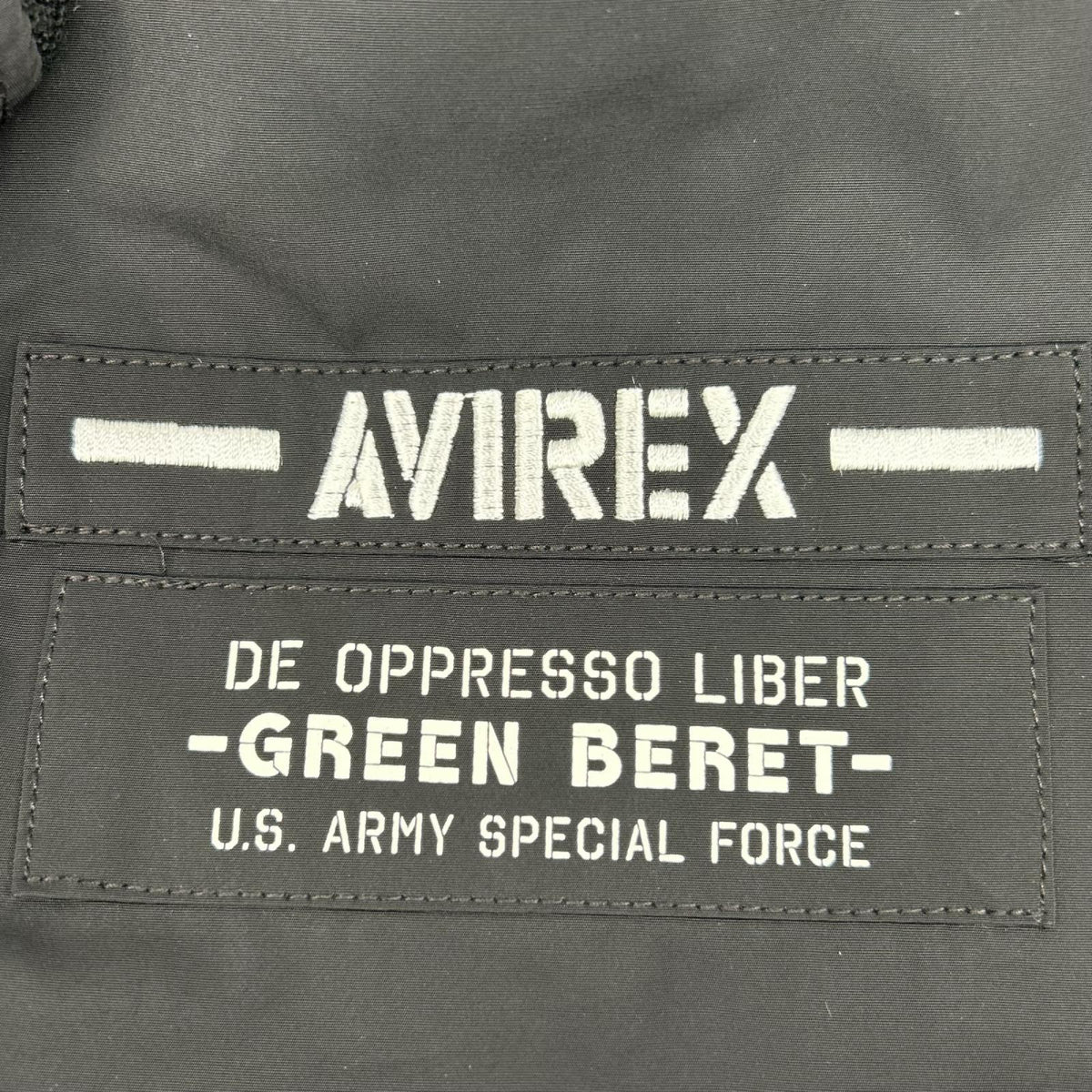 AVIREX AMC MA-1 MOD Flight Bomber Jacket Black Size M