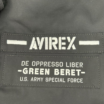 AVIREX AMC MA-1 MOD Flight Bomber Jacket Black Size M