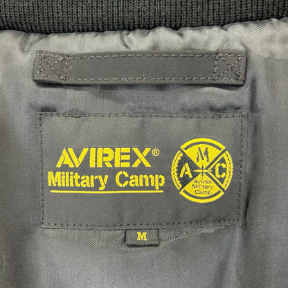 AVIREX AMC MA-1 MOD Flight Bomber Jacket Black Size M