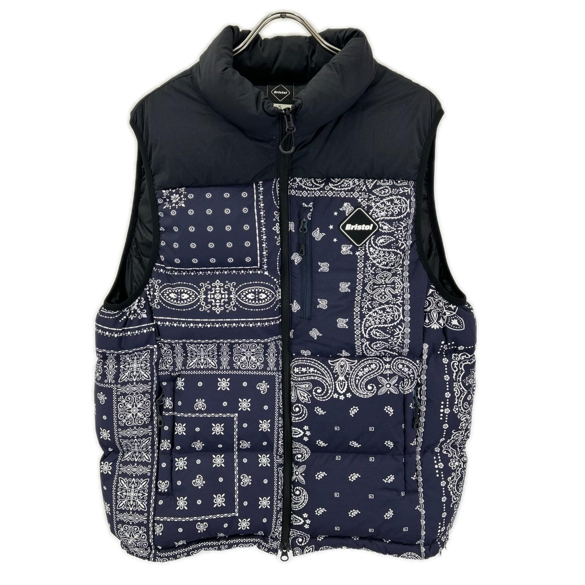 F.C.Real Bristol 22AW Paisley Down Vest Size XL