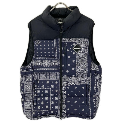 F.C.Real Bristol 22AW Paisley Down Vest Size XL