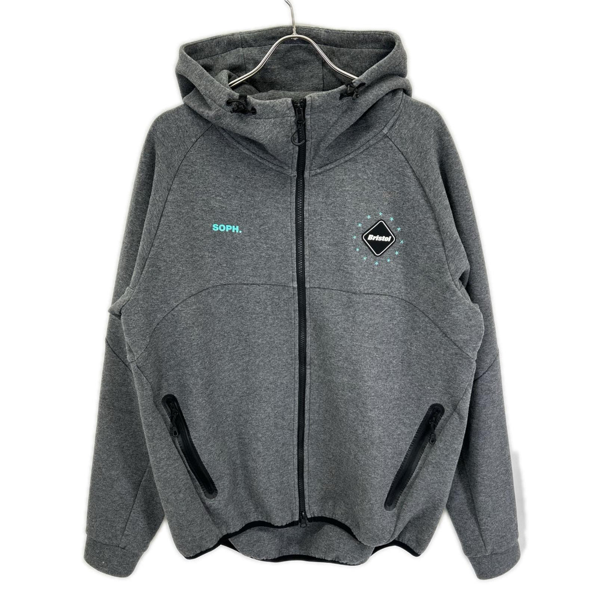 F.C.Real Bristol 22AW Ventilation Hoodie Gray Jacket Size XL