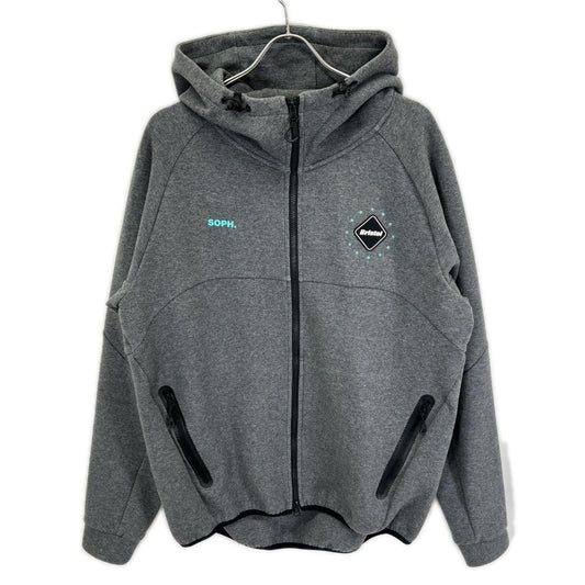 F.C.Real Bristol 22AW Ventilation Hoodie Gray Jacket Size XL