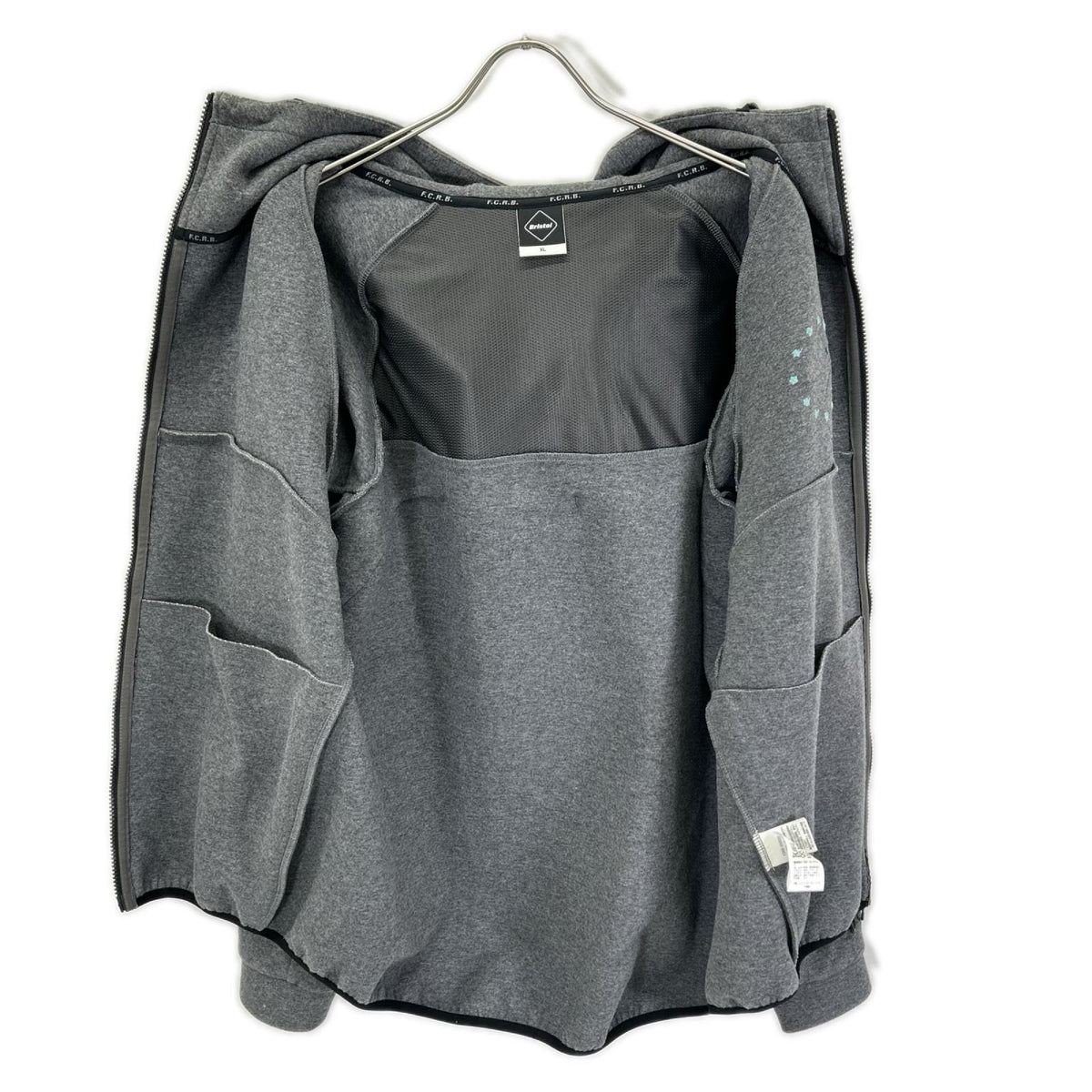 F.C.Real Bristol 22AW Ventilation Hoodie Gray Jacket Size XL