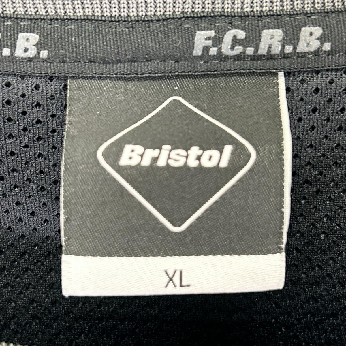 F.C.Real Bristol 22AW Lycra Track Crewneck Top Gray Size XL