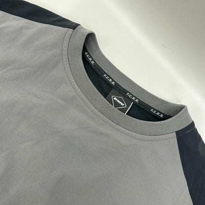 F.C.Real Bristol 22AW Lycra Track Crewneck Top Gray Size XL