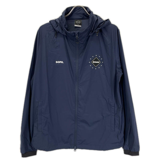 F.C.Real Bristol 22AW Stretch Hooded Blouson Navy Size XL
