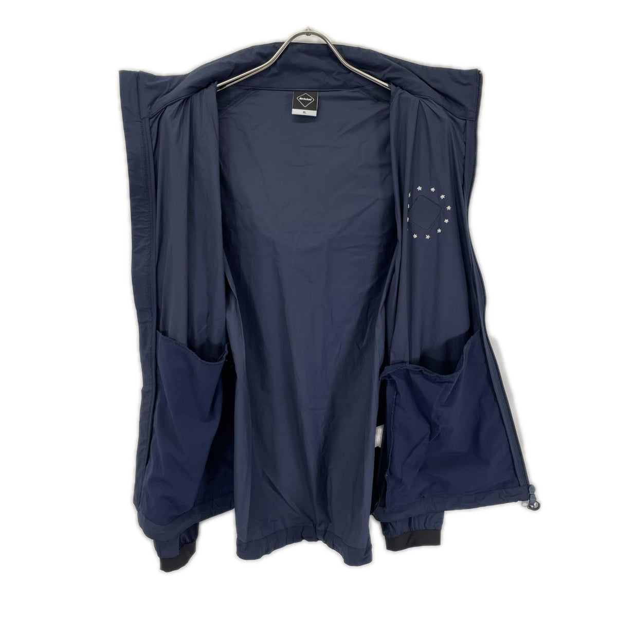 F.C.Real Bristol 22AW Stretch Hooded Blouson Navy Size XL