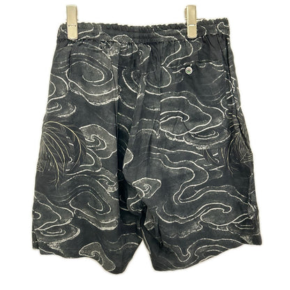 BUDSPOOL x GAKKIN Uzushamo Hawaiian Shorts Black Size XL