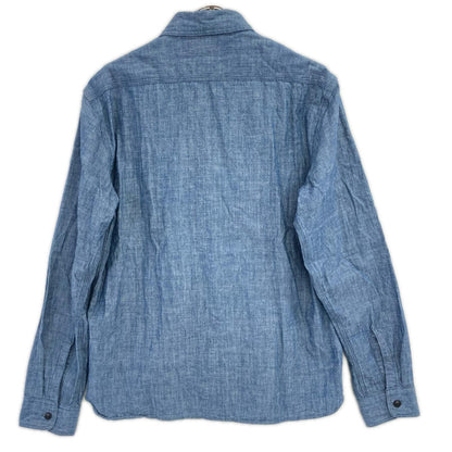 RRL Light Blue Cotton Long Sleeve Button Shirt Size M