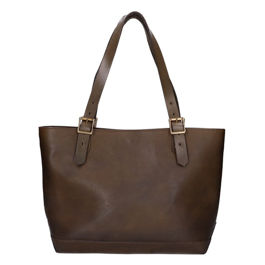 BASCO Leather Travel Large Tote Bag