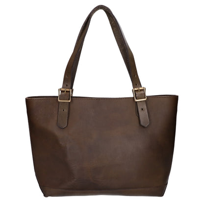 BASCO Leather Travel Large Tote Bag
