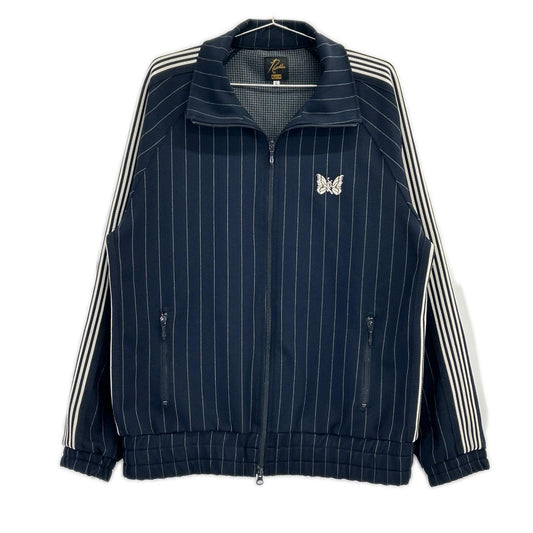needles x KITH Navy Stripe Double Knit Track Jacket Size L