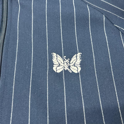 needles x KITH Navy Stripe Double Knit Track Jacket Size L