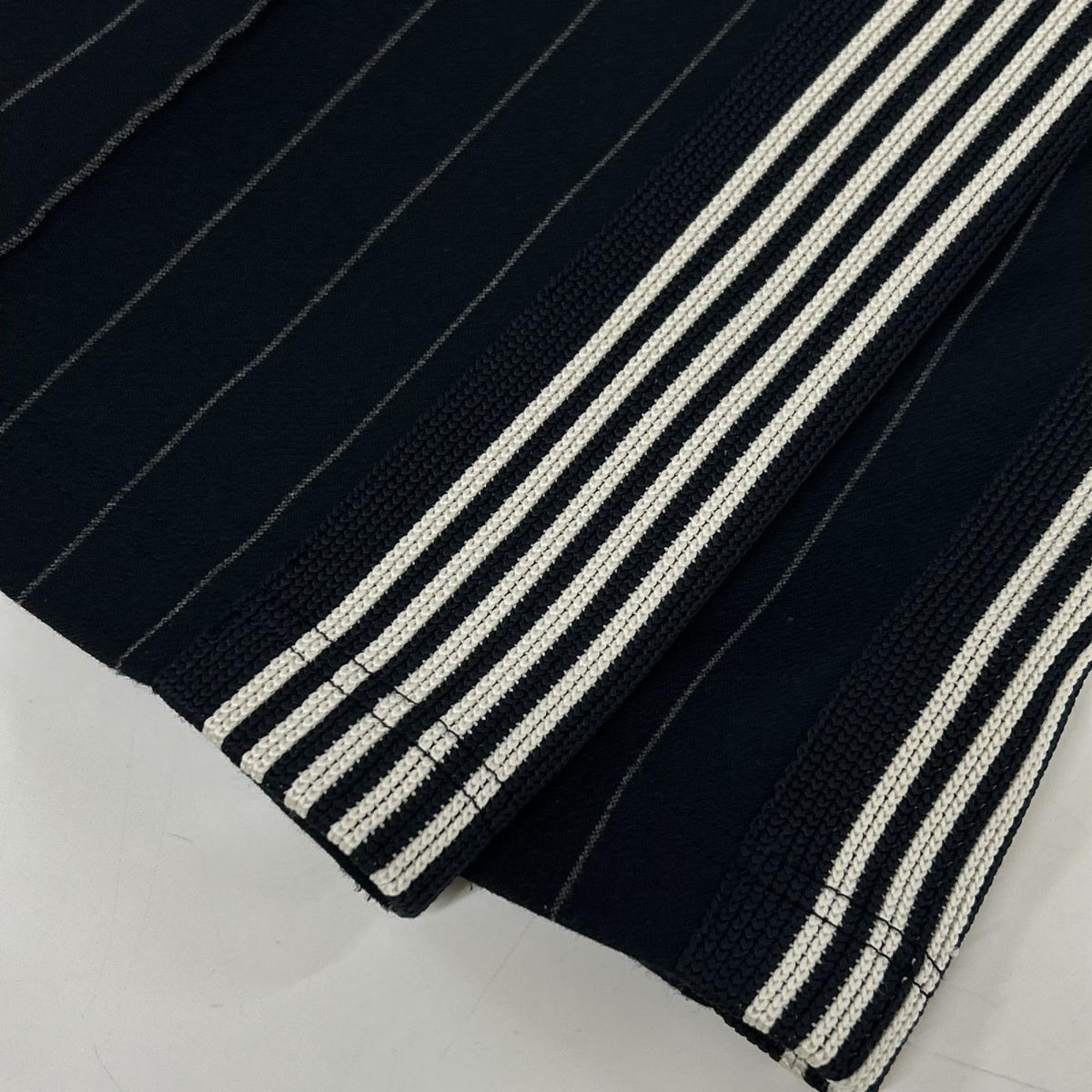 needles x KITH Striped Double Knit Sweater Navy Size M