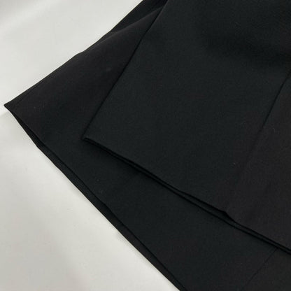 BALENCIAGA '23 Center Press Wide Pants Black Size 44