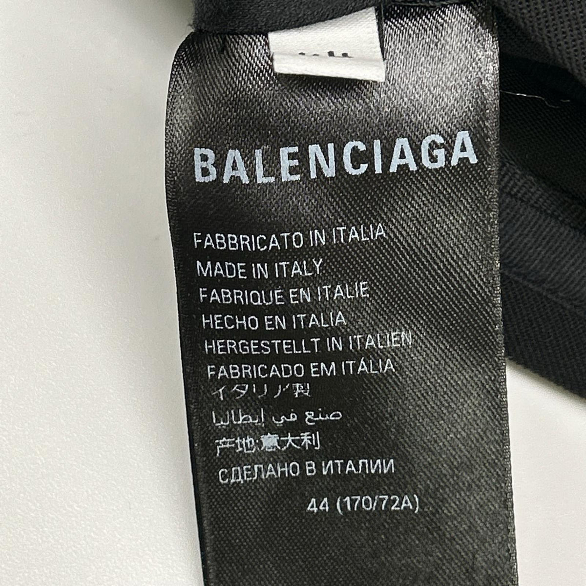 BALENCIAGA '23 Center Press Wide Pants Black Size 44
