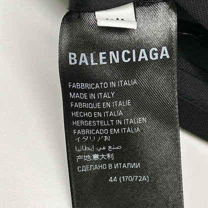 BALENCIAGA '23 Center Press Wide Pants Black Size 44