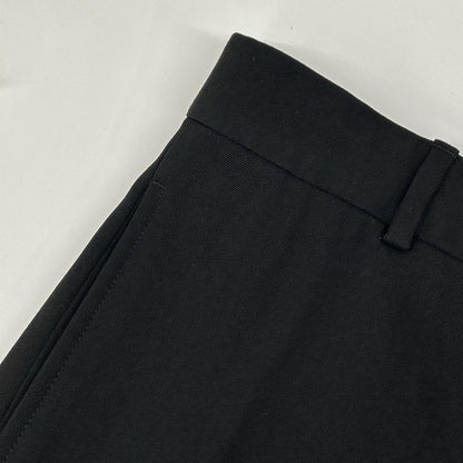 BALENCIAGA '23 Center Press Wide Pants Black Size 44