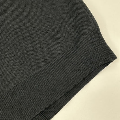 BALENCIAGA 2023 Crewneck Long Sleeve Sweater Black Size XL