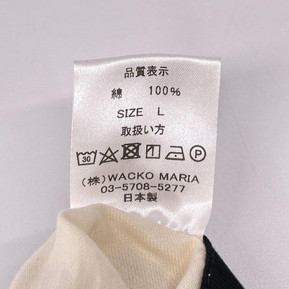 WACKO MARIA Cotton Zip Fly Wide Tapered Pants Black Size L