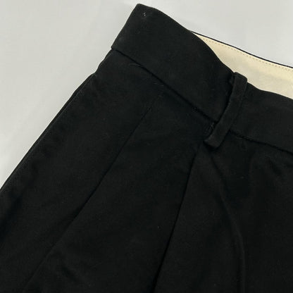 WACKO MARIA Cotton Zip Fly Wide Tapered Pants Black Size L