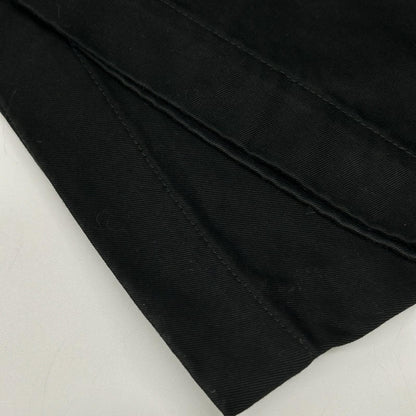 WACKO MARIA Cotton Zip Fly Wide Tapered Pants Black Size L