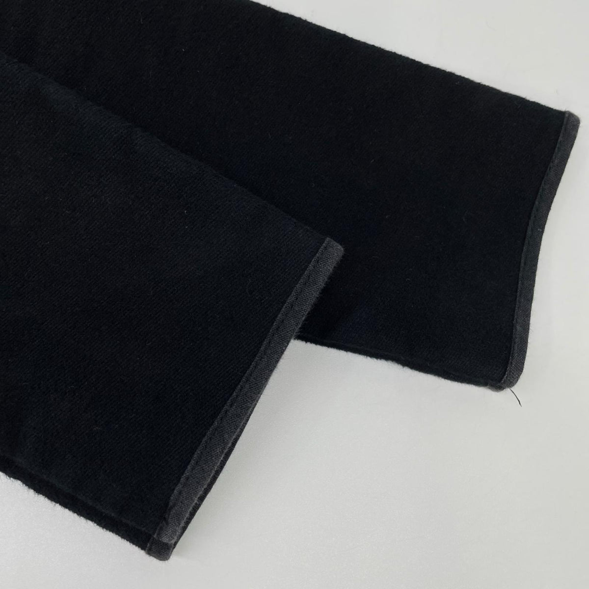FRANK LEDER German Leather Moleskin Cardigan Black Size S