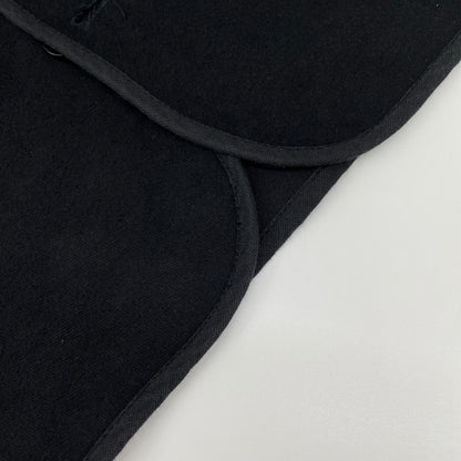 FRANK LEDER German Leather Moleskin Cardigan Black Size S