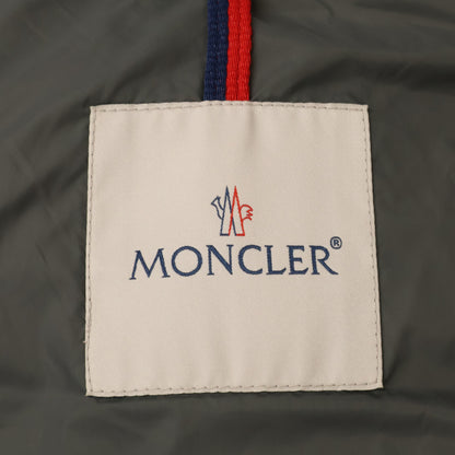 MONCLER MONTGENEVRE Wool Hooded Down Jacket Gray Size 0