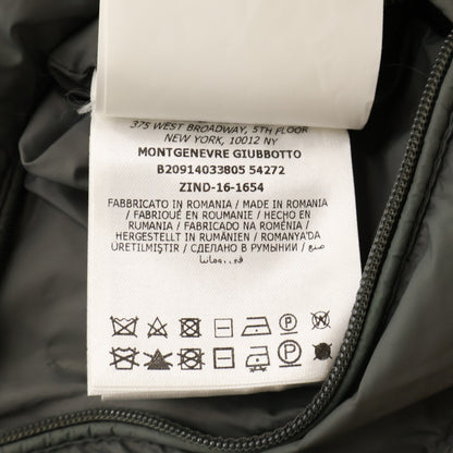 MONCLER MONTGENEVRE Wool Hooded Down Jacket Gray Size 0