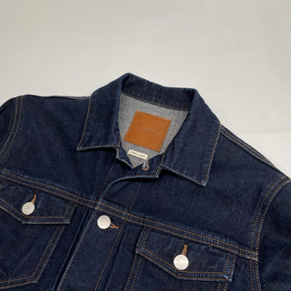 follow Made in Japan 4P Light Denim Indigo Blue Jacket Size L