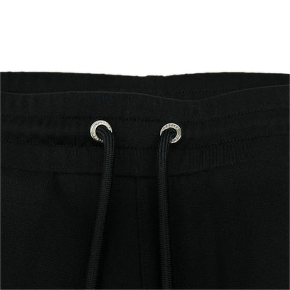 MONCLER Leather Patch Sweatpants Black Size M
