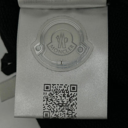 MONCLER Leather Patch Sweatpants Black Size M