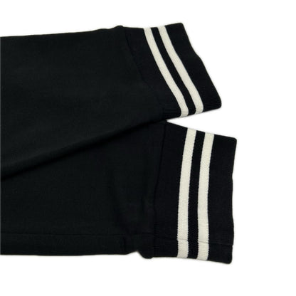 MONCLER Leather Patch Sweatpants Black Size M