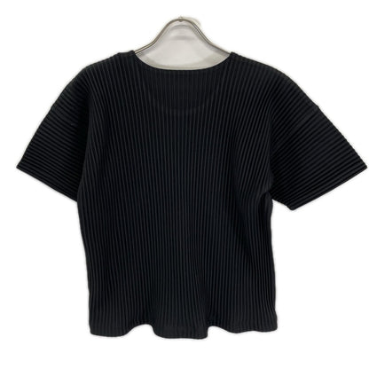 HOMME PLISSE ISSEY MIYAKE Pleated T-Shirt Black Size 2