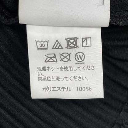 HOMME PLISSE ISSEY MIYAKE Pleated T-Shirt Black Size 2