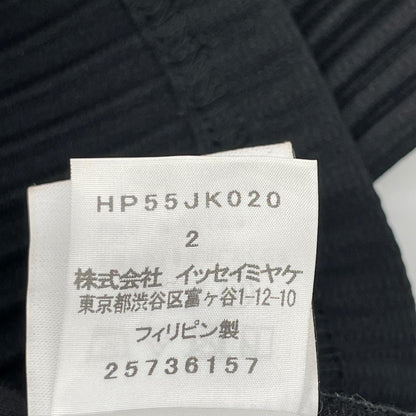 HOMME PLISSE ISSEY MIYAKE Pleated T-Shirt Black Size 2