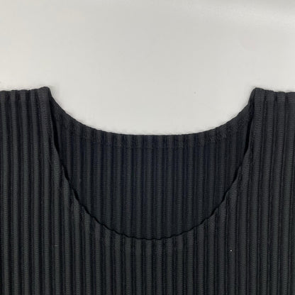 HOMME PLISSE ISSEY MIYAKE Pleated T-Shirt Black Size 2