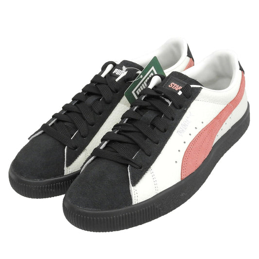 PUMA Suede Lowtop Sneakers Beige Black Smokepink Size US 8.5