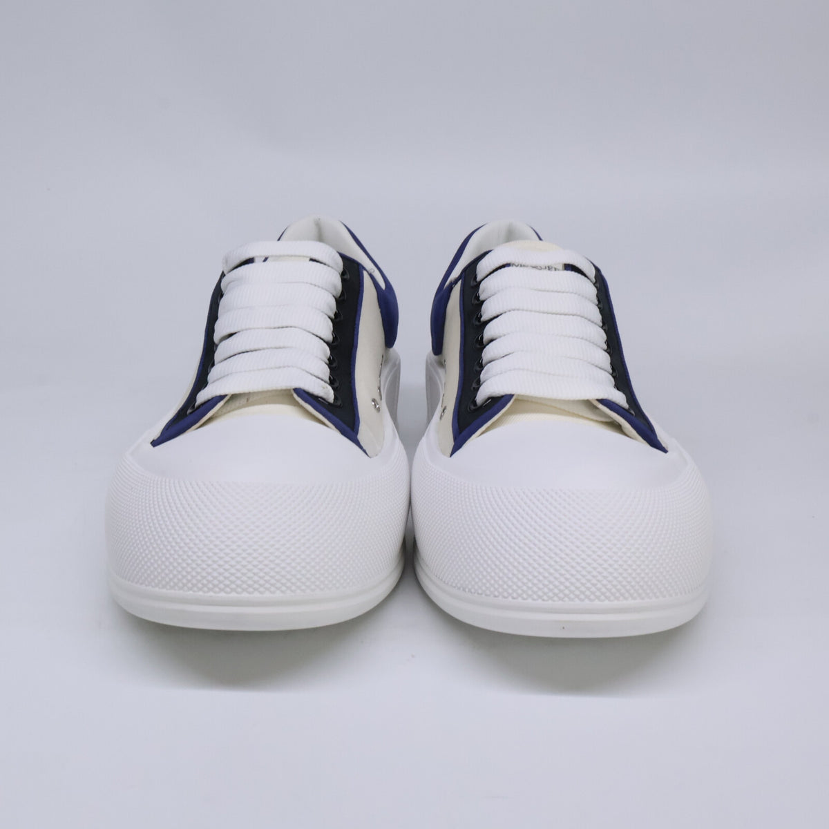 ALEXANDER McQUEEN Deck Plimsoll Sneakers White Size EU 41