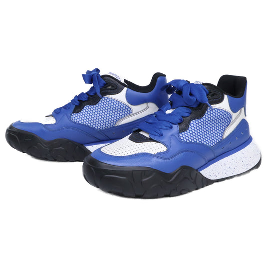 ALEXANDER McQUEEN Court Sneakers Blue/White Size EU 41.5