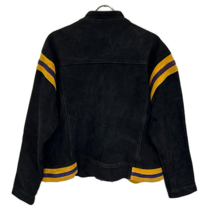 SHAREEF Black Sheep Leather Double Zip Blouson Size 2