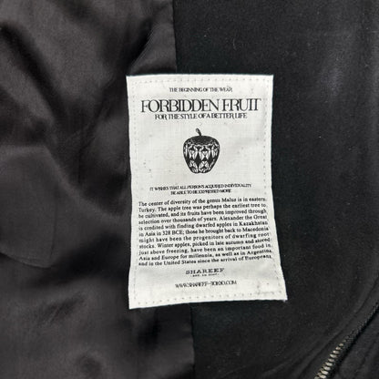 SHAREEF Black Sheep Leather Double Zip Blouson Size 2