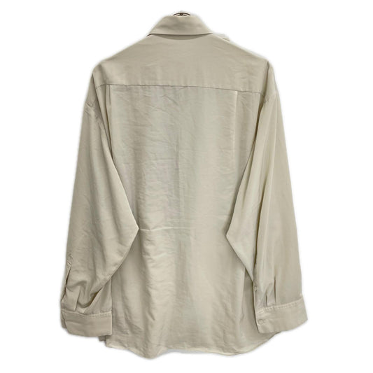 LAD MUSICIAN Beige Polyester Decine Frill Shirt Size 46