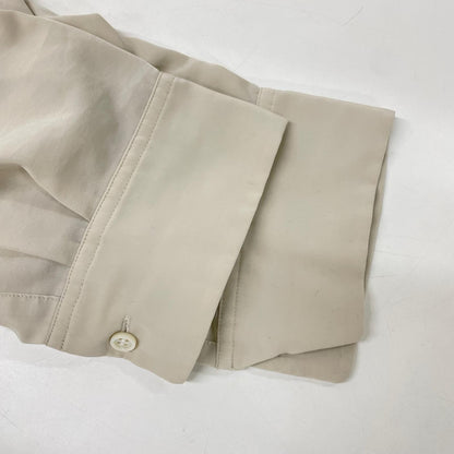 LAD MUSICIAN Beige Polyester Decine Frill Shirt Size 46