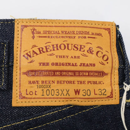 WAREHOUSE 1003XX 1941 WWII Deadstock Denim Jeans Size W30L32