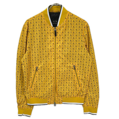 ARMANI EXCHANGE Nylon Logo Blouson Jacket Yellow Size S