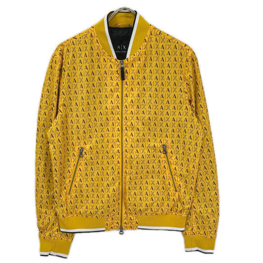 ARMANI EXCHANGE Nylon Logo Blouson Jacket Yellow Size S